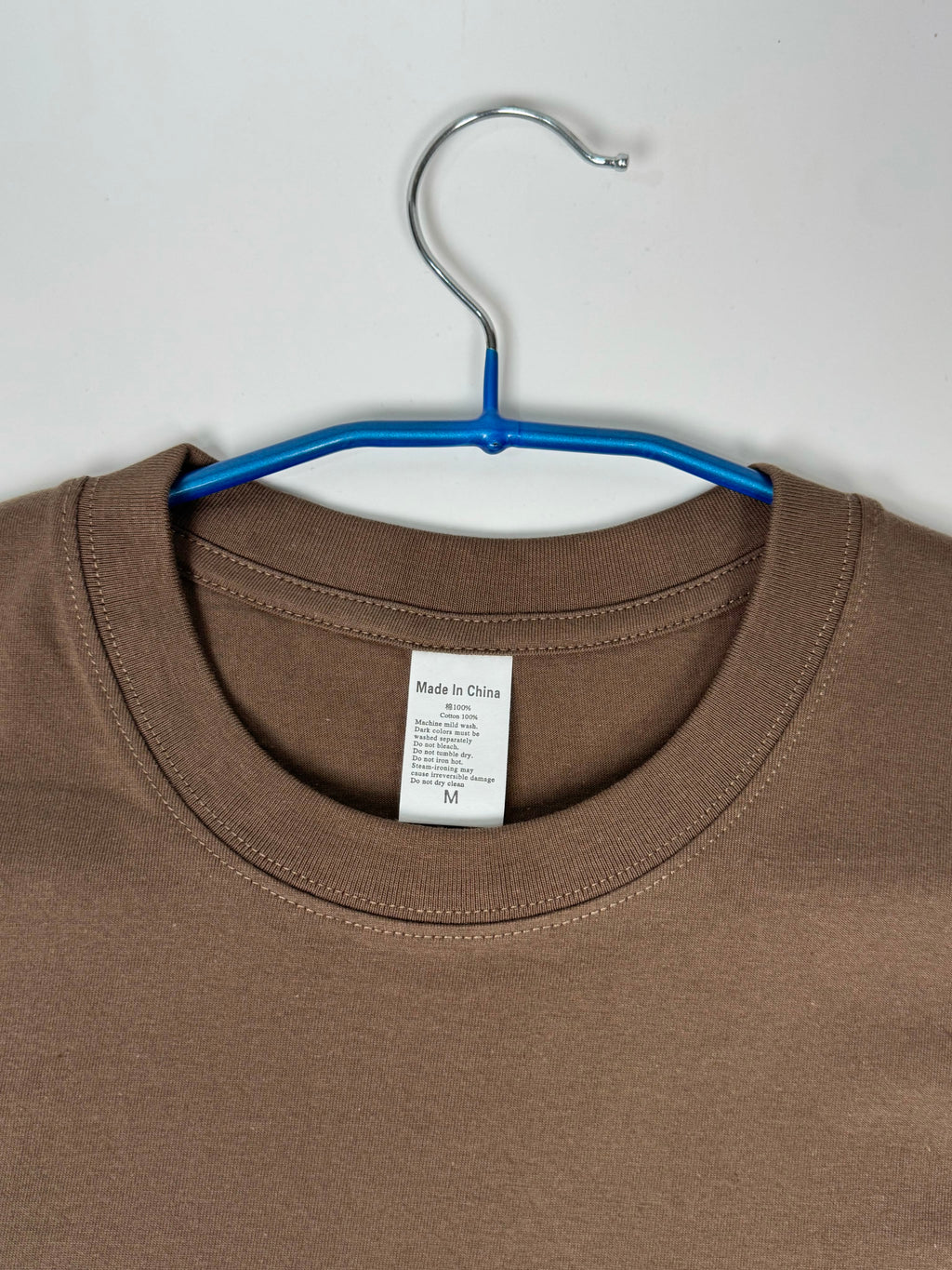 Semi Oversize chocolate brown shirt (marron chocolat)