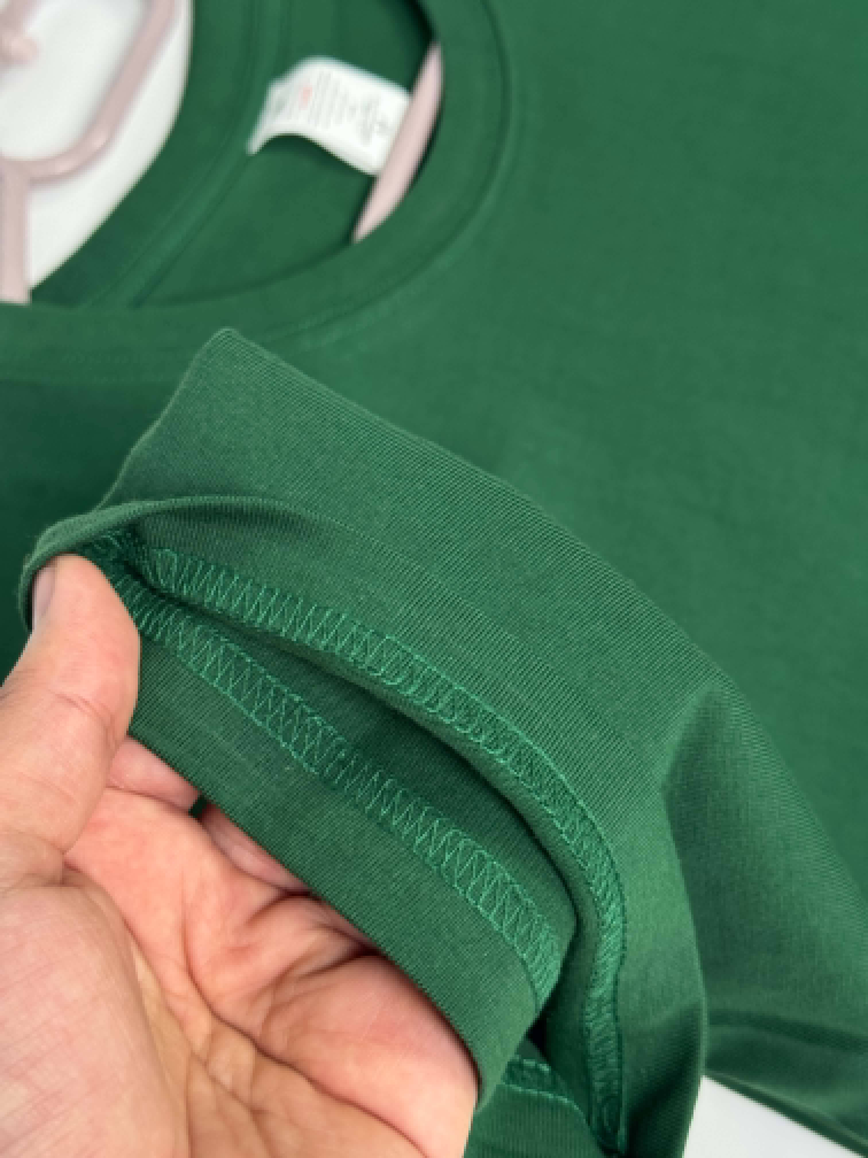 Semi Oversize bottle green shirt (vert bouteille)