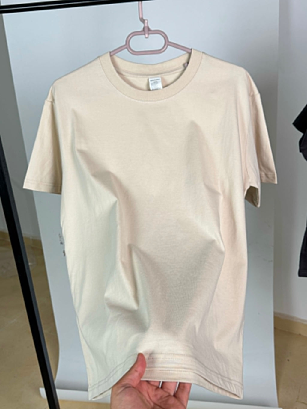 Semi Oversize cream shirt (beige)