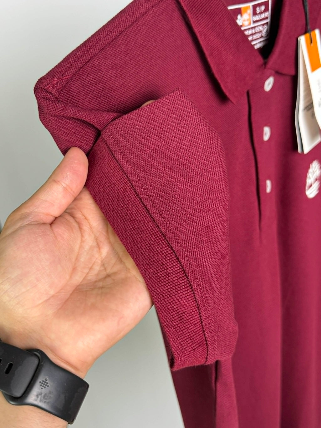Timberland polo shirt wine red