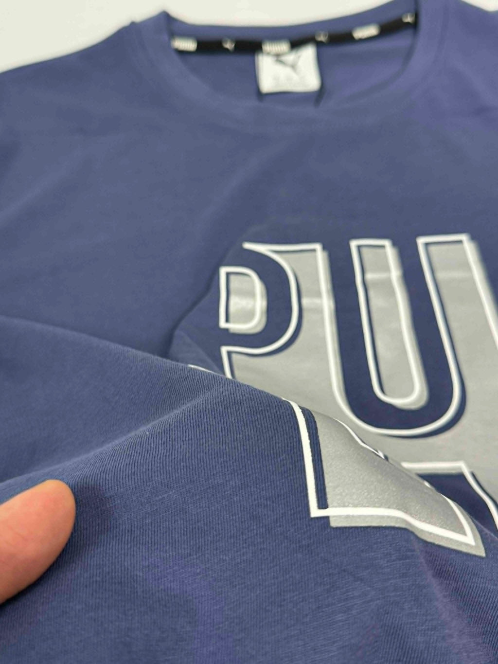 puma t-shirt bleu