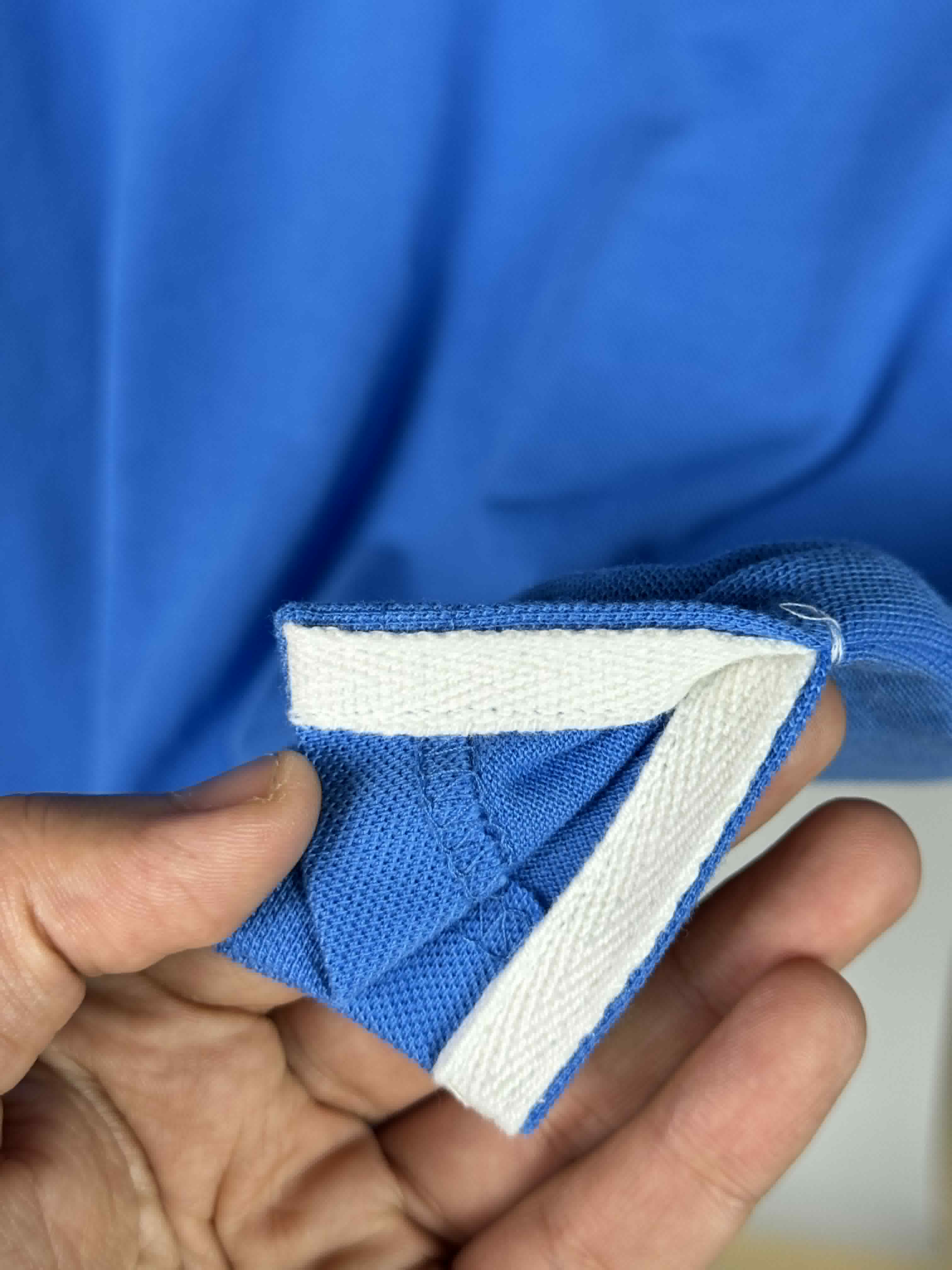 Polo lacoste 1  bleu roi