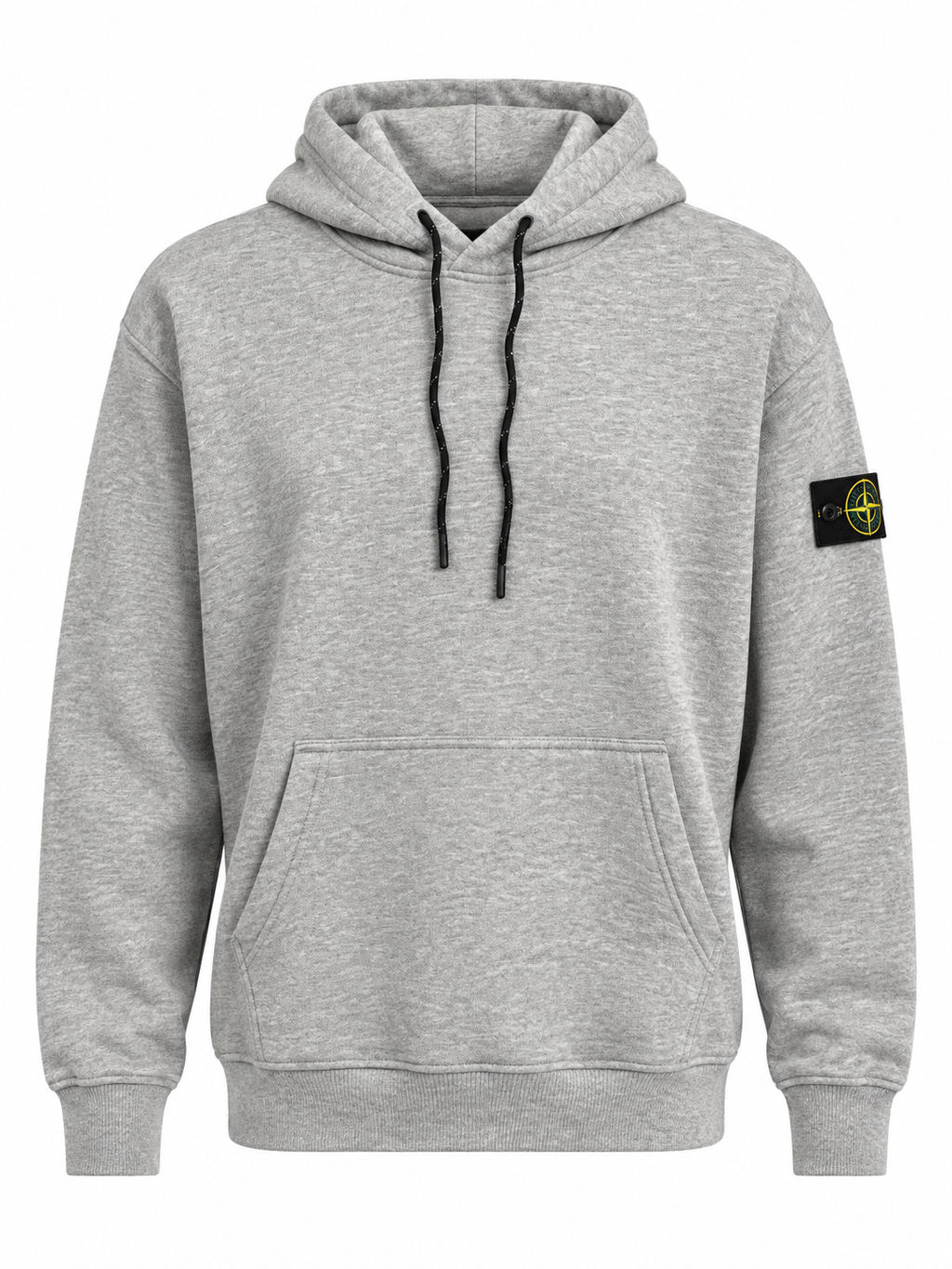 Hoody Stone Island gris chiné